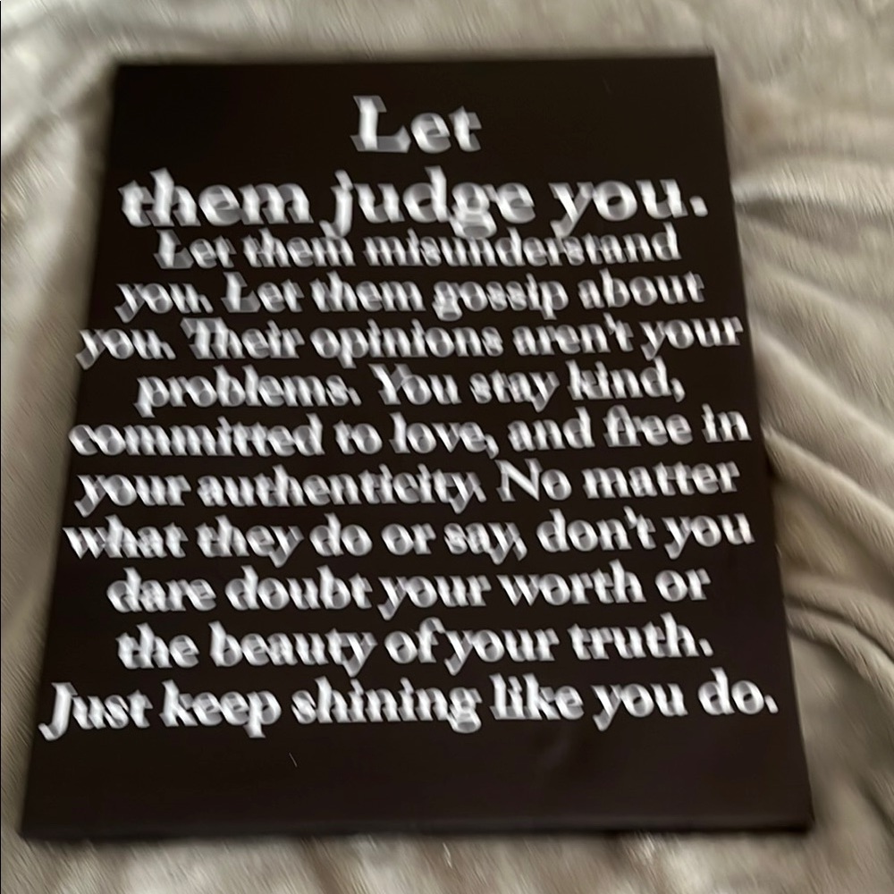 Inspirational Black and White Wall Art